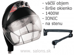 Ceriotti GONG Ionic V2 2-rýchlostná E13243 sušiaca helma na stenu Čierna